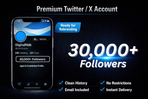 Twitter Account with 30,000+ Followers